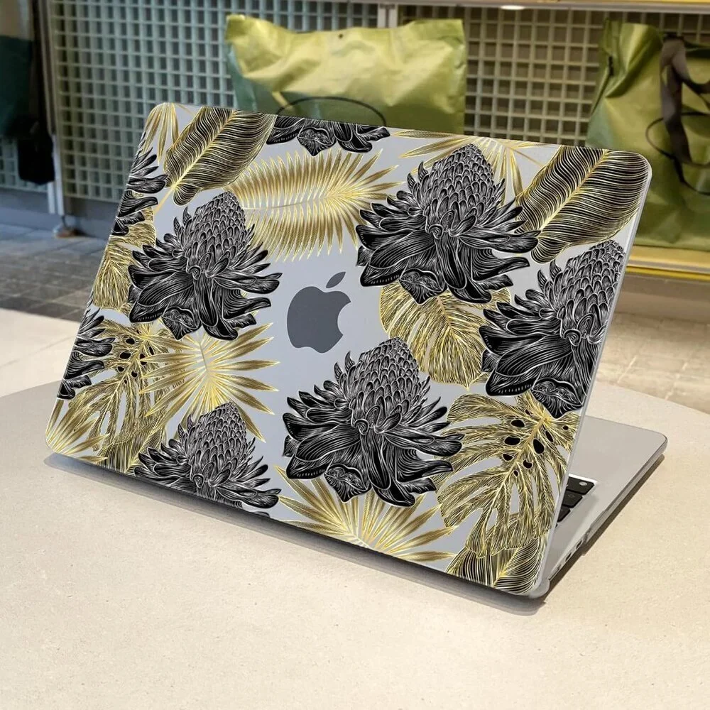 MacBook Air 13.6 Case M4/M3/M2 2025/2024/2022 A3240 A3113 A2681 Tropical Palm